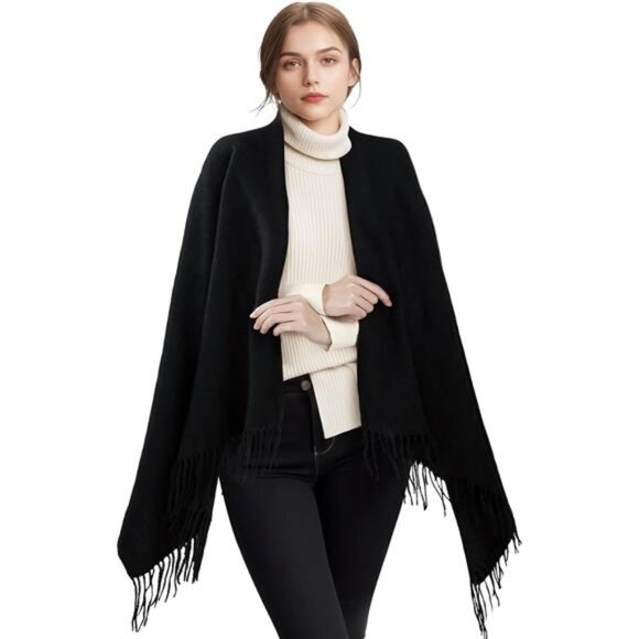 Women Winter Scarf Pashmina Shawl Wrap Cashmere Feel Blanket Scarf Warm Soft - Picture 2 of 8